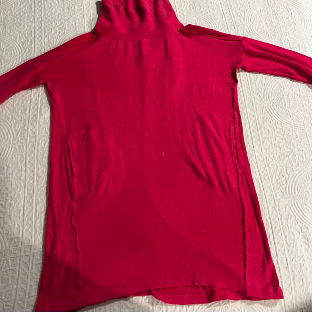 Anthropologie Saturday Sunday M Sweaterdress Tunic Mini Dress Cowl Neck Pockets - Picture 15 of 15
